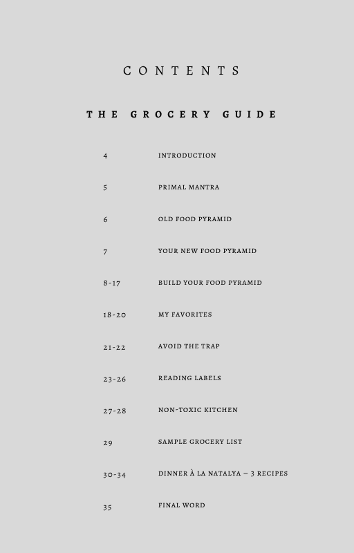 The Grocery Guide
